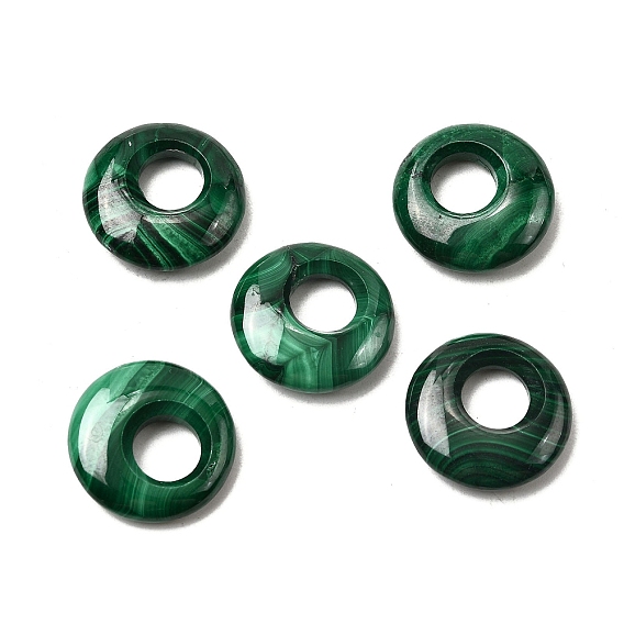 Природного малахита подвески, подвески в виде пончиков/пи-дисков