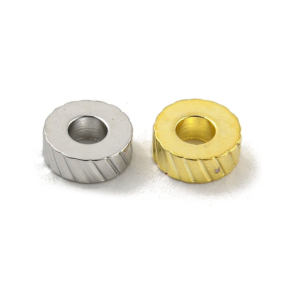 Латунные бусины, без кадмия, без никеля и без свинца, пончик