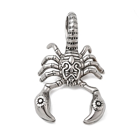 304 из нержавеющей стали большие кулоны, шарм скорпиона