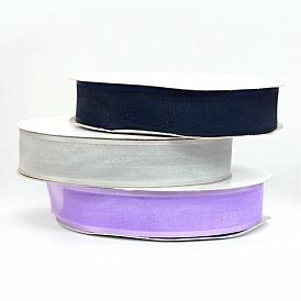 Polyester Organza Ribbon with Satin Edge, 3/8 inch (9mm), about 50yards/roll(45.72m/roll)