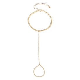 Латунные витые панцирные цепи браслеты-кольца для женщин