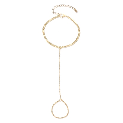 Латунные витые панцирные цепи браслеты-кольца для женщин