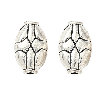 Сплавочные овальные бусины тибетского стиля , овальные, без кадмия и без свинца