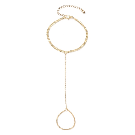 Латунные витые панцирные цепи браслеты-кольца для женщин