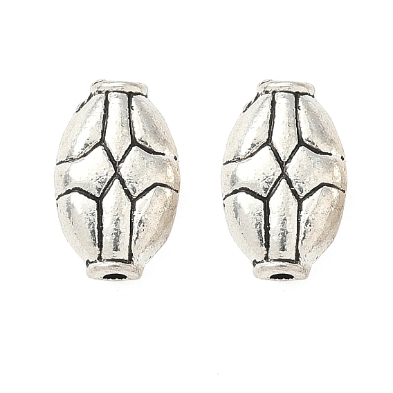 Сплавочные овальные бусины тибетского стиля , овальные, без кадмия и без свинца