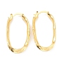 Brass Stud Earring Findings, Half Hoop Earrings, Oval