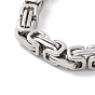 201 Stainless Steel Byzantine Chain Bracelets