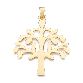 Plating Alloy Big Pendants, Tree of Life Charms, Lead Free & Nickel Free & Cadmium Free