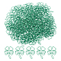 120Pcs Clover Iron Paper Clips, Bookmark Marking Clips