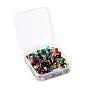 DIY Jewelry Making Kits, Including 330Pcs 6 Colors Electroplate & Imitation Austrian Crystal 5301 Bicone Beads, Faceted