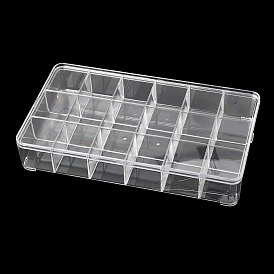 Contenedores de perlas de plástico, caja, 290x165x47 mm