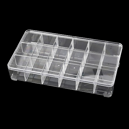 Contenedores de perlas de plástico, caja, 290x165x47 mm