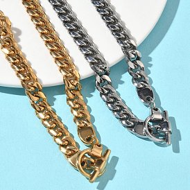 8мм 304 цепочка из нержавеющей стали кубинского плетения или ожерелье для мужчин