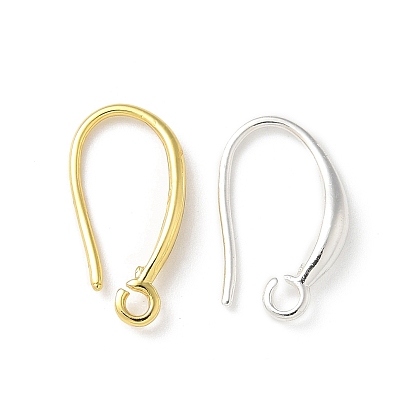 Латунные крючки для сережек, с горизонтальной петлей