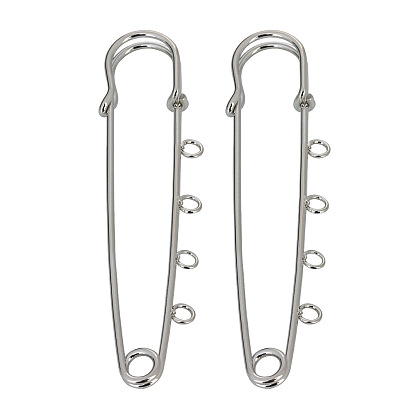 10шт железная брошь выводы, контакты килт, 3/4-обруч