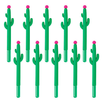 10шт. резиновая гелевая ручка кактус, Офисные и школьные принадлежности