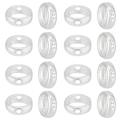 16шт. рамка из стерлингового серебра, кольцо, с полировкой из замши