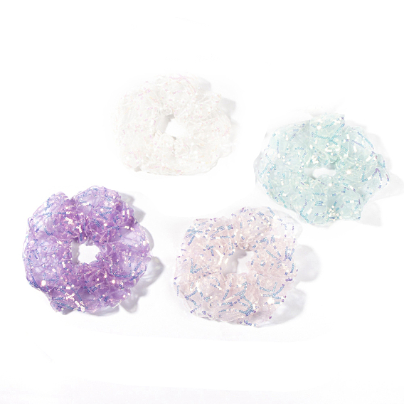 Ткань эластичные аксессуары для волос, для девочек или женщин, резинка для волос / резинки для волос