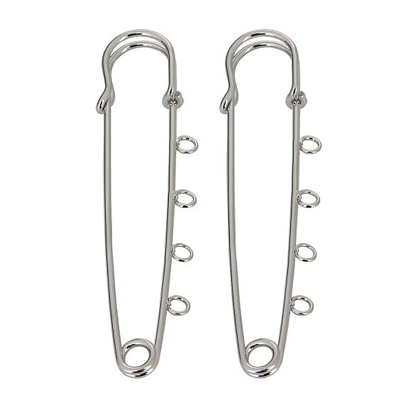 10шт железная брошь выводы, контакты килт, 3/4-обруч