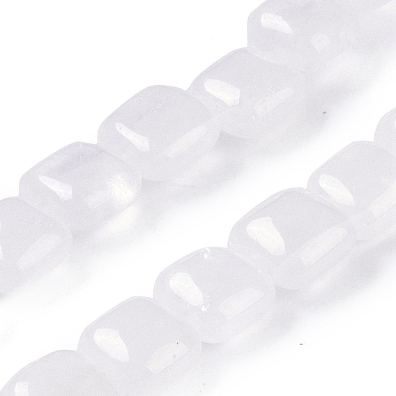 Природных кристаллов кварца бисер нитей, квадратные бусины из горного хрусталя