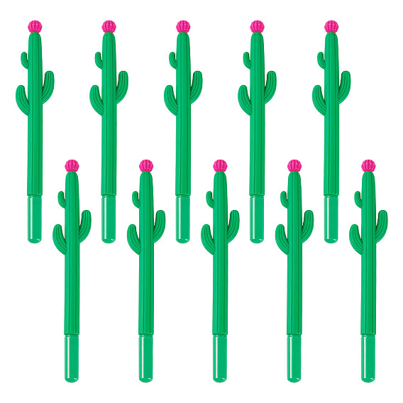 10шт. резиновая гелевая ручка кактус, Офисные и школьные принадлежности