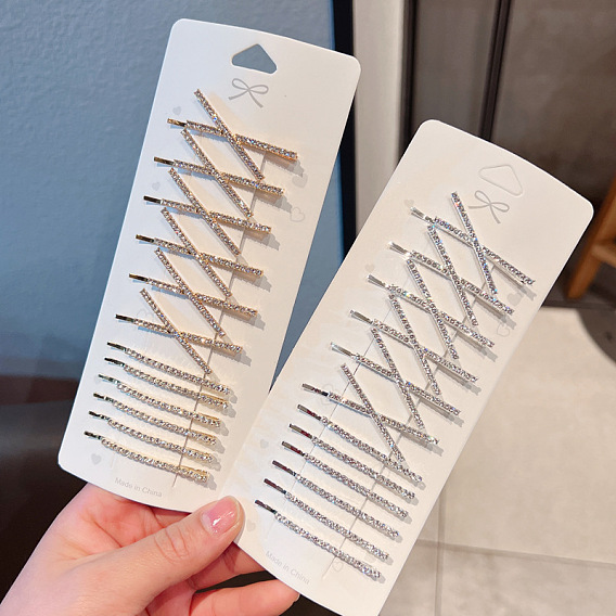 Заколки для волос из сплава ронестиновой кожи аллигатора, аксессуары для волос для женщин и девочек