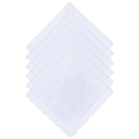 6шт. хлопчатобумажный носовой платок, квадратный