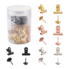 40 наборы 4 цвета железные скрепки и булавки для рисования с круглой головкой