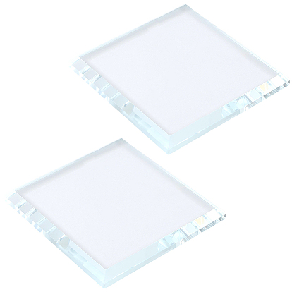 Стеклянные подставки для демонстрации ювелирных изделий, suqare