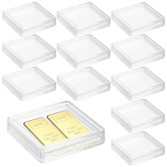 Квадратная пластиковая коробка из ПММА