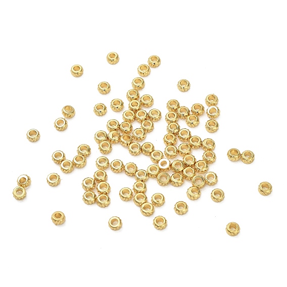 Латунные бусины, плоско-круглые