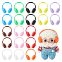 20Pcs 10 Colors PE Mini Earphone, for DIY Doll Making