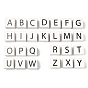 Древесина европейского бисера, бусины с большим отверстием, куб с письмом