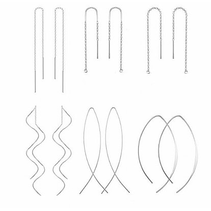 Messing Ohrstecker Erkenntnisse, Ohrfäden / Ohrringhaken