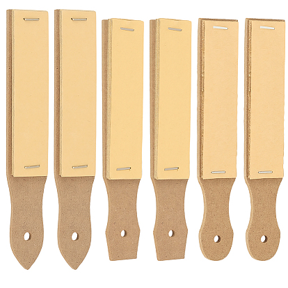 6Pcs 3 Styles Sandpaper File with Wood Pencil Sandpaper Board, for Sketch, Rectangle