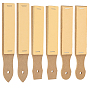 6 piezas 3 estilos de lima de papel de lija con lápiz de madera tabla de lija, para boceto, Rectángulo