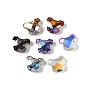 Glass Rhinestone Cabochons, Point Back & Back Plated, Faceted
