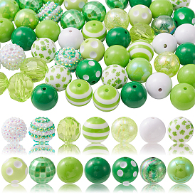 Набор для изготовления ювелирных изделий своими руками, включая акриловые круглые и железные бусины, провод, застежками, удлинитель бордюрной цепи