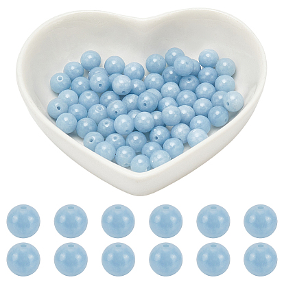 Натуральные ангельские бусины, ангидритные шарики, круглые