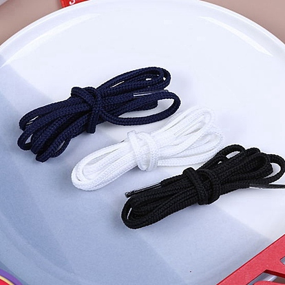 Polyester Shoelaces, with Plastic Cord End, for Shoe Accessories