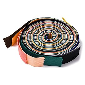 12 pièces 12 couleurs élastique plat, sangle vêtement accessoires de couture
