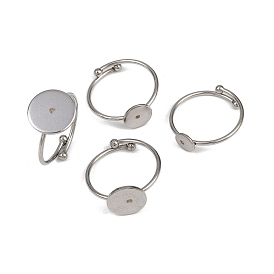 304 компоненты манжетного кольца из нержавеющей стали, простые настройки кольца пэда, плоско-круглые