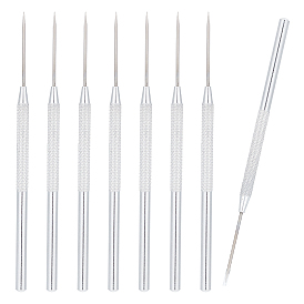 8 Инструмент для скульптуры из полимерной глины, резьба ремесло иглы из нержавеющей стали гончарные инструменты