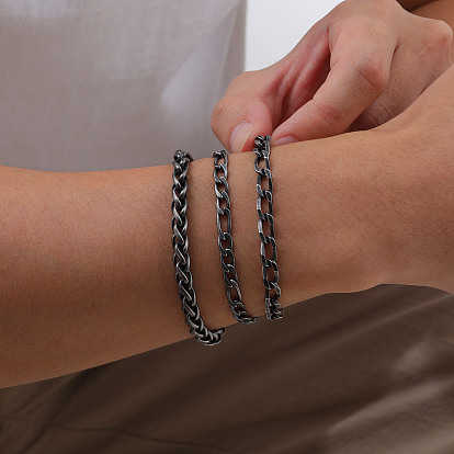 Из нержавеющей стали цепи браслеты, драгоценности для мужчины