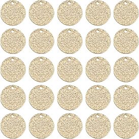 50 шт. Латунные подвески, , плоско-круглые, без кадмия, без никеля и без свинца