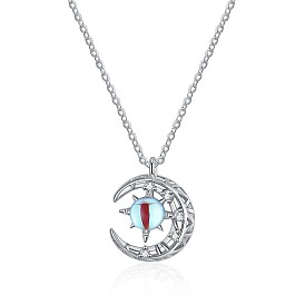 Enchanting Moonstone Necklace for Women - Celestial Charm, Boho Style Jewelry