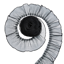 5 ярдов полиэстеровой плиссированной кружевной ленты, кружевная отделка с волнистым краем, аксессуары для одежды