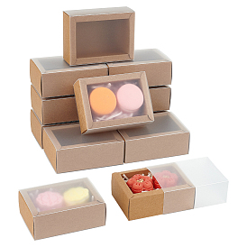 Складные ящики для бумаги с прозрачной пластиковой крышкой, подарочный упаковочный футляр, прямоугольные