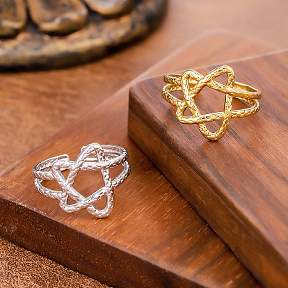 304 открытые кольца манжеты из нержавеющей стали, звезда