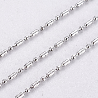 304 из нержавеющей стальной шарик цепочки, с катушкой, круглый с овалом